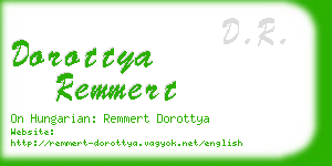dorottya remmert business card